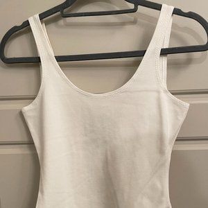 Stella Luce - Small S - White Scoop Neck Bodysuit